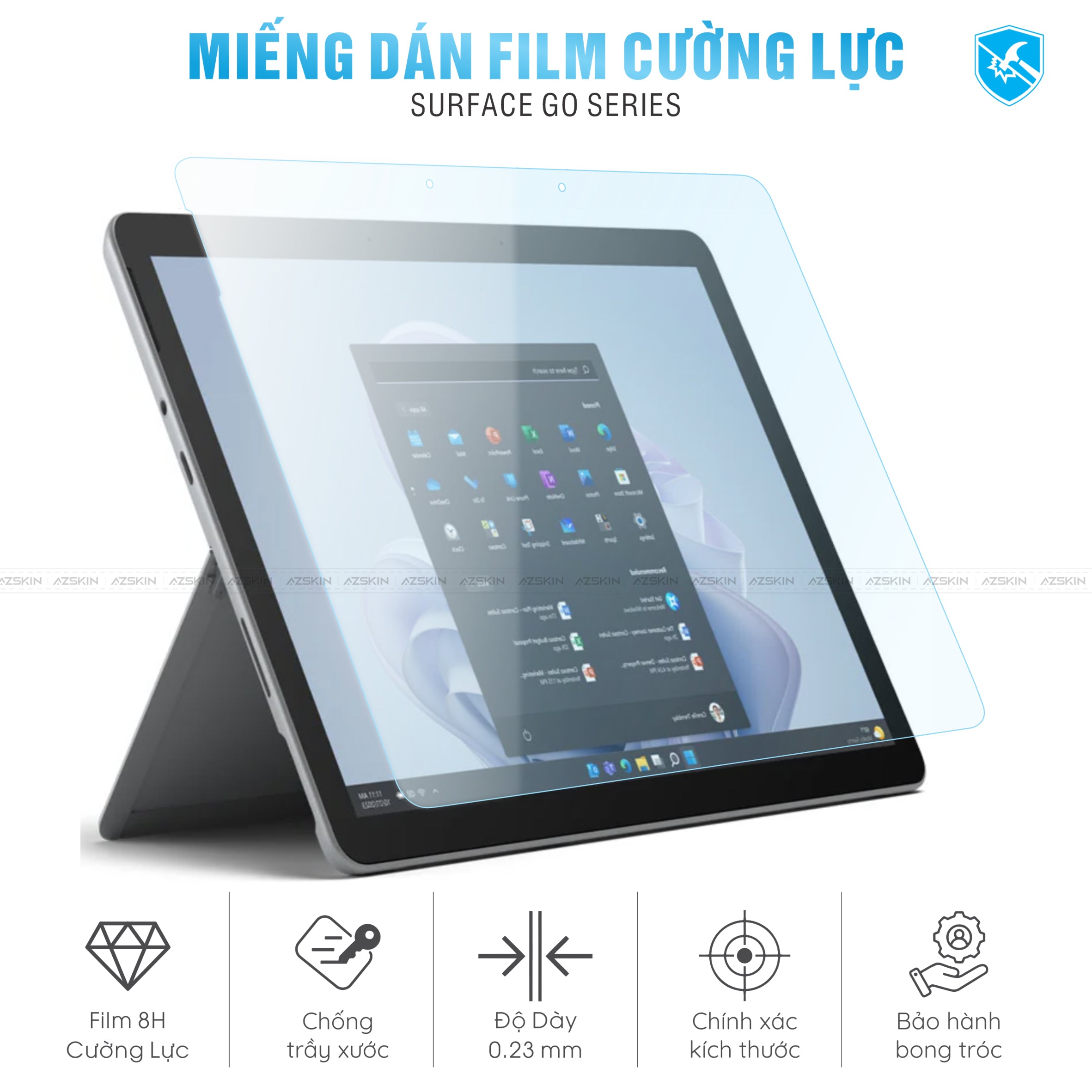 Miếng Dán Film Cường Lực Laptop Surface GO Series