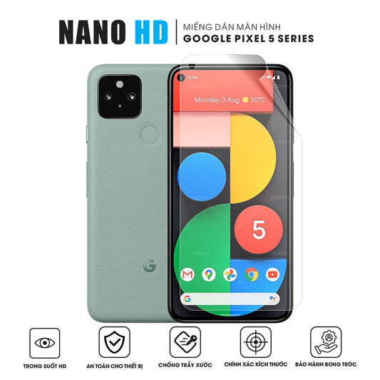 Miếng dán màn hình Nano HD Google Pixel 5 / 5a