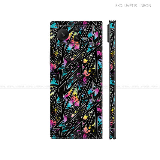 Dán Skin Điện Thoại Xiaomi Mix Fold Series Vân Nổi Neon 01 | UVPT19