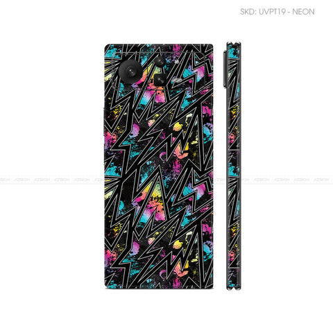 Dán Skin Điện Thoại Xiaomi Mix Fold Series Vân Nổi Neon 01 | UVPT19