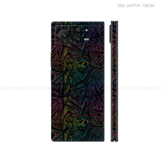 Dán Skin Điện Thoại Xiaomi Mix Fold Series Vân Nổi Neon 02 | UVPT19
