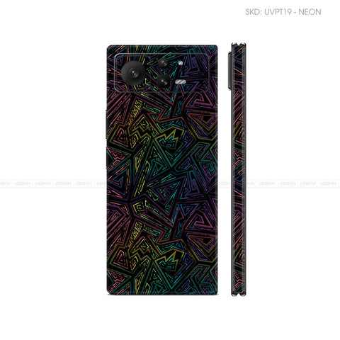 Dán Skin Điện Thoại Xiaomi Mix Fold Series Vân Nổi Neon 02 | UVPT19