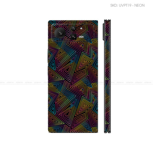 Dán Skin Điện Thoại Xiaomi Mix Fold Series Vân Nổi Neon 03 | UVPT19