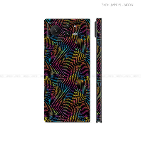 Dán Skin Điện Thoại Xiaomi Mix Fold Series Vân Nổi Neon 03 | UVPT19