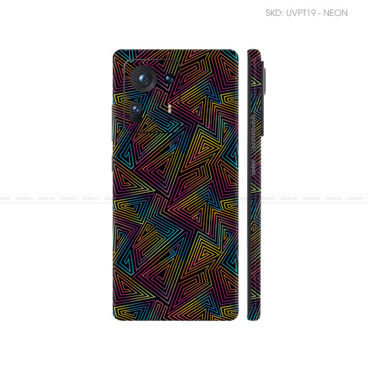 Dán Skin Điện Thoại Xiaomi Mi Mix Series Vân Nổi Neon 03 | UVPT19