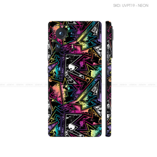 Dán Skin Điện Thoại Xiaomi Mi Mix Series Vân Nổi Neon 04 | UVPT19