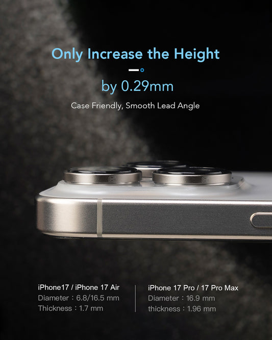 Ốp Kính Bảo Vệ Camera IPhone 17 Pro | Pro Max