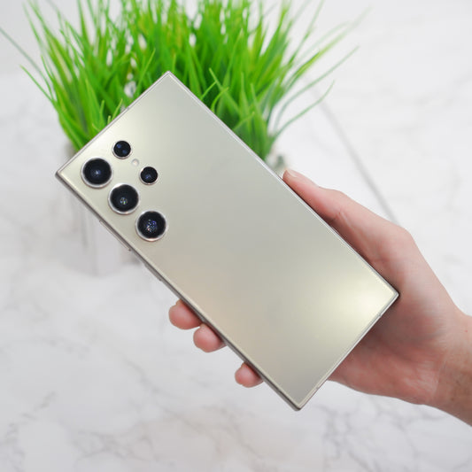 Samsung Galaxy S24 Ultra sau khi dán hoàn thiện film PPF
