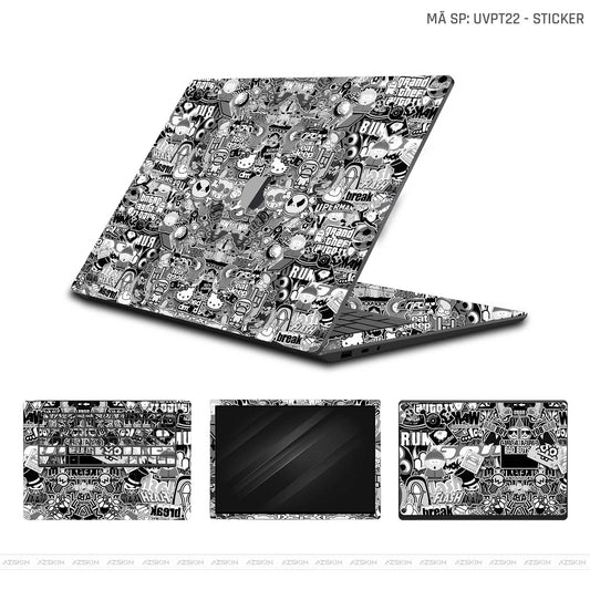 Dán Skin Macbook Vân Nổi Sticker 02 | UVPT22
