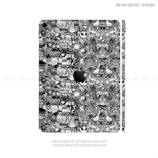 Dán Skin IPad Mini Series Vân Sticker 02 | UVPT22