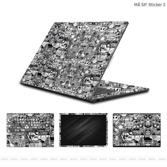 Dán Skin Laptop HP Vân Nổi Sticker 02 | UVPT22