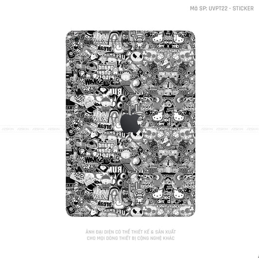 Dán Skin IPad Gen Series Vân Sticker 02 | UVPT22