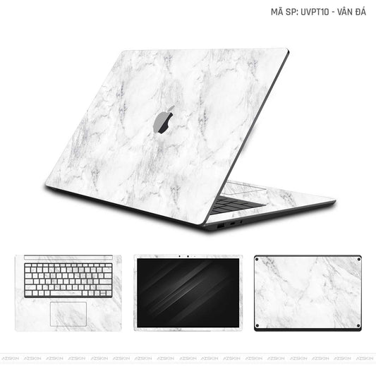 Dán Skin Macbook Vân Đá Trắng | UVPT10