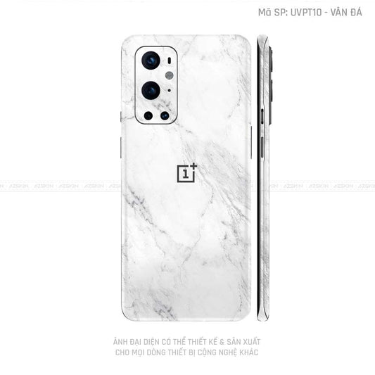 Dán Skin Oneplus 8/9 Series Vân Đá Trắng | UVPT10