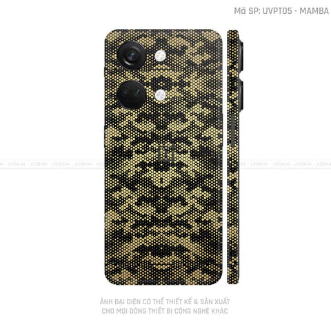 Dán Skin Oneplus Nord Series Vân Mamba Gold | UVPT05