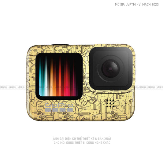 Dán Skin Máy Quay Gopro Vân Vi Mạch 2023 | UVPT14