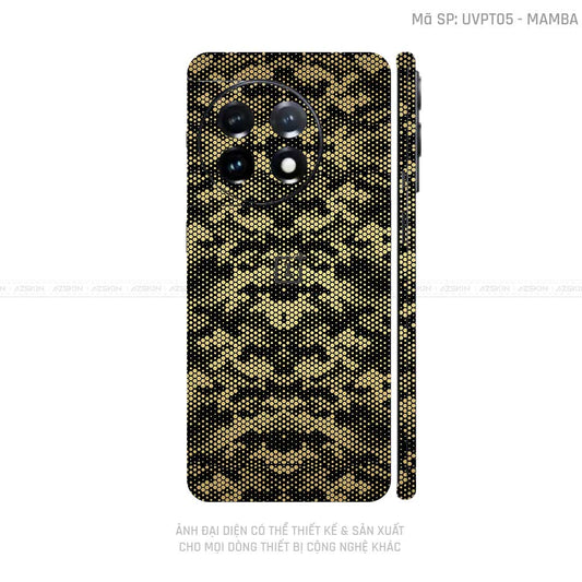 Dán Skin Oneplus 11 Series Vân Mamba Gold | UVPT05