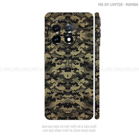 Dán Skin Oneplus Ace Series Vân Mamba Vàng | UVPT05