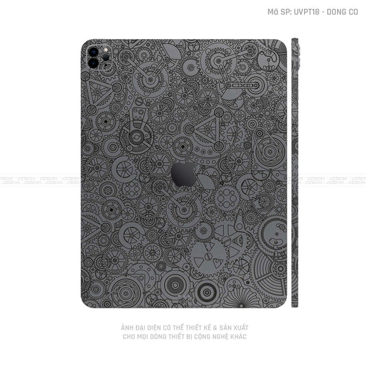 Dán Skin IPad Air Series Vân Động Cơ Xám | UVPT18