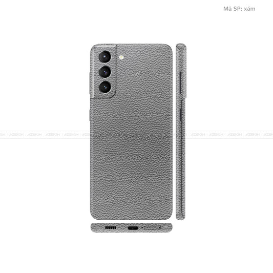 Dán Skin Galaxy S21 Series Vân Da Xám | UVPT13