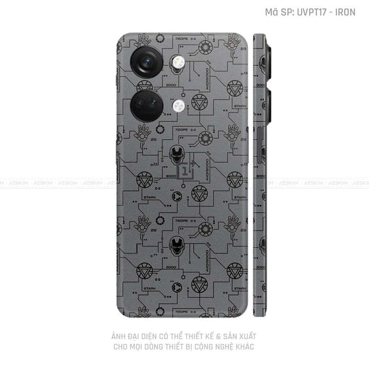 Dán Skin Oneplus Nord Series Vân Iron Xám | UVPT17
