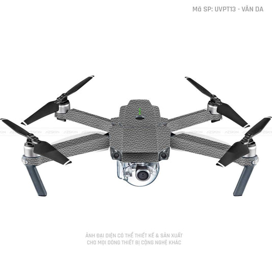 Dán Skin Flycam Vân Nổi Vân Da Xám | UVPT13
