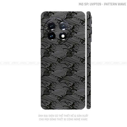 Dán Skin Oneplus 11 Series Vân Pattern Wave Xám | UVPT09