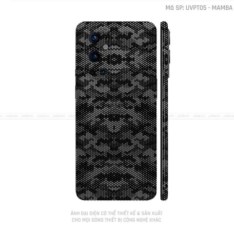 Dán Skin Oneplus 8/9 Series Vân Mamba Xám | UVPT05