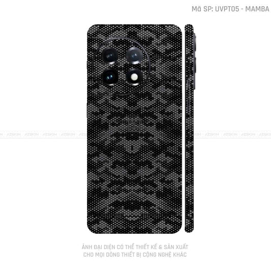 Dán Skin Oneplus 11 Series Vân Mamba Xám | UVPT05