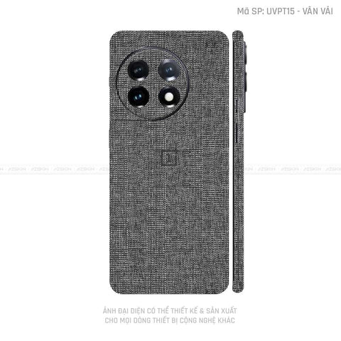 Dán Skin Oneplus Ace Series Vân Vải Xám | UVPT15