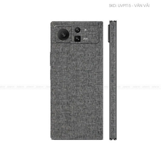 Dán Skin Điện Thoại Xiaomi Mix Fold Series Vân Vải Xám | UVPT15