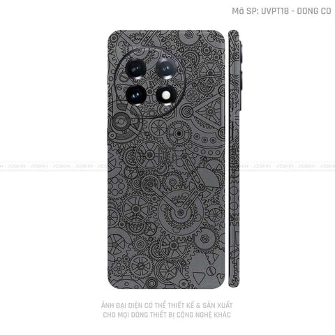 Dán Skin Oneplus Ace Series Vân Động Cơ Xám | UVPT18