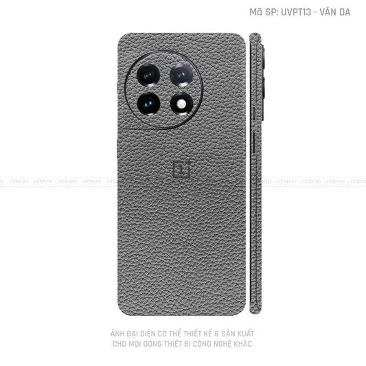 Dán Skin Oneplus 11 Series Vân Da Xám | UVPT13