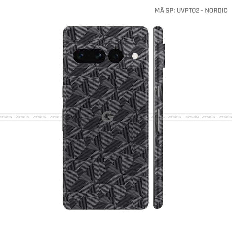 Dán Skin Google Pixel 8 Series Vân Noridc Xám | UVPT02