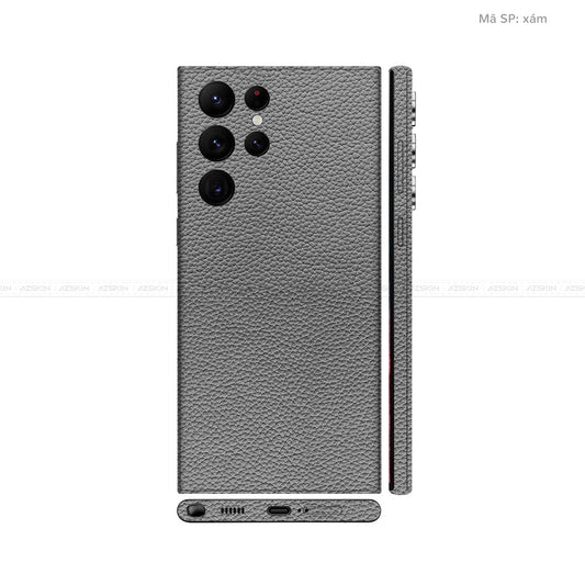 Dán Skin Galaxy S22 Series Vân Da Xám | UVPT13