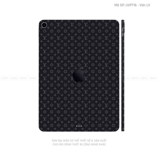 Dán Skin IPad Mini Series Vân LV Đen | UVPT16