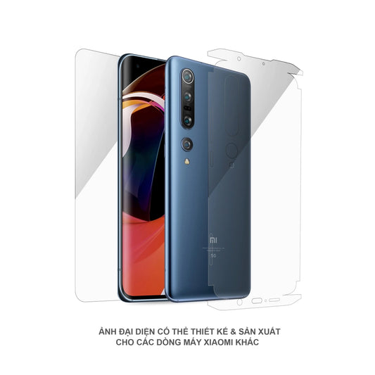 Miếng Dán PPF Điện Thoại Xiaomi Full Lưng Viền