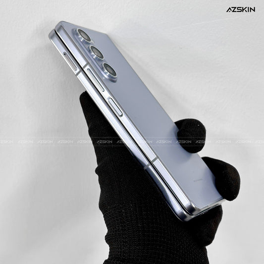 Cận cảnh miếng dán PPF Z Fold 5 sau khi dán xong